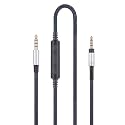 Audio Replacement Cable with in-Line Mic Remote Volume control Compatible with Sennheiser HD4.40, HD 4.40 BT, HD4.50, HD 4.50 BTNC, HD4.30i, HD4.30G
