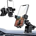 ORIbox Car Phone Mount, Dashboard Car Phone Holder, Washable Strong Sticky Gel Pad Fit for All Cell Phones