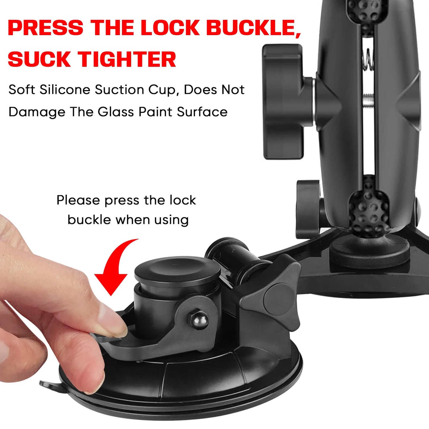 Equipped with 1/4 Inch Starlink Mini Tripod Adapter, 360 ° Rotatable Double Ball Head Magic Arm Adapter, Starlink Mini Sunroof Suction Cup Bracket
