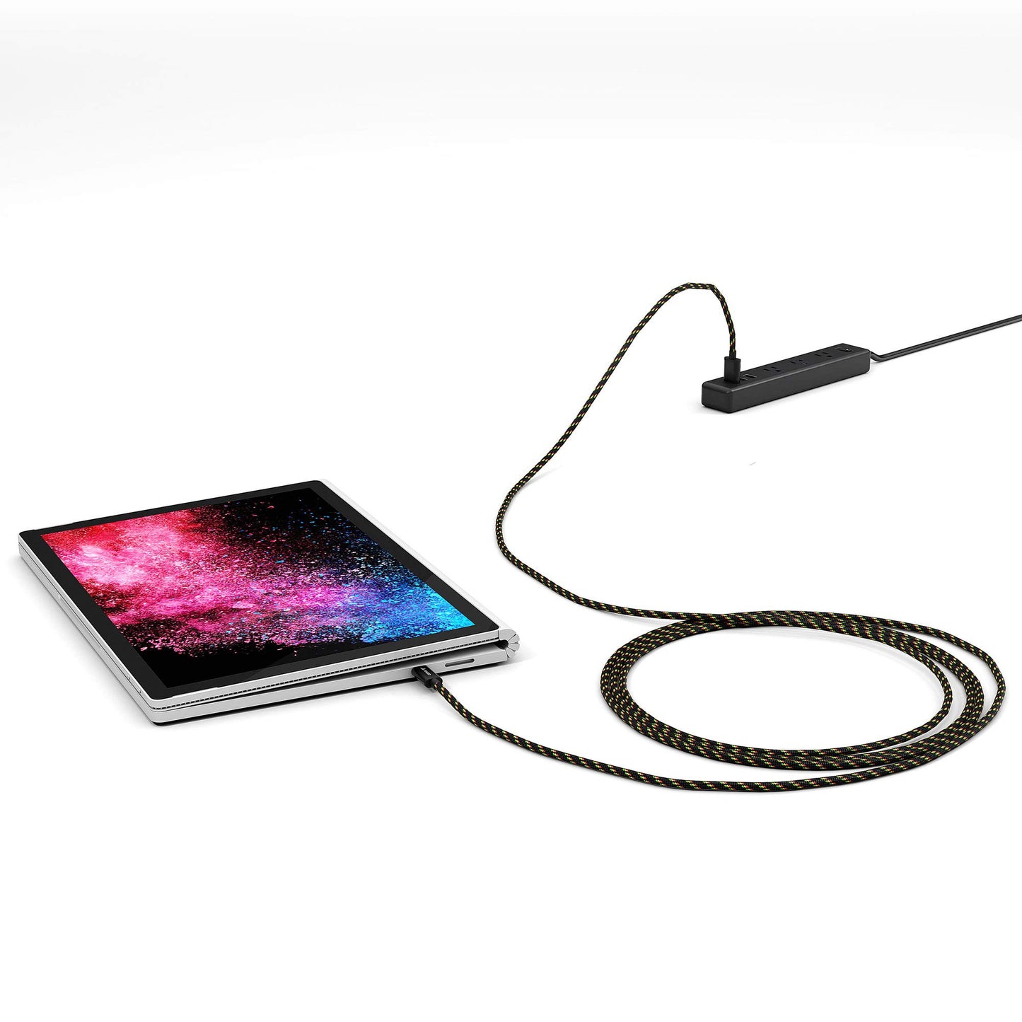 Juiced Systems USB-C to USB-A 10 Gbps USB 3.2 Gen 2 Data Power Cable | 2 Meter 6.5 ft Length | Fast Charging with Quick Data Transfers