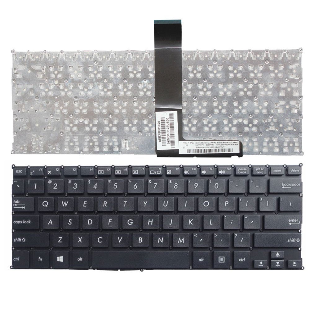 New Laptop Replacement Keyboard for Asus F200 F200CA F200LA F200MA X200 X200C X200CA X200L X200LA X200M X200MA R202CA R202LA US Layout (Black)