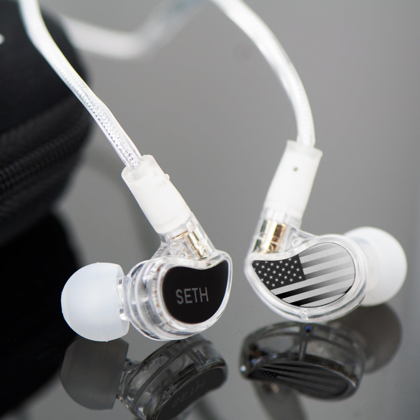 MEE audio Personalized M6 PRO in Ear Monitor Headphones for Musicians w/Engraved Metal Faceplates: Choose an Artwork and/or Add Custom Text, Noise
