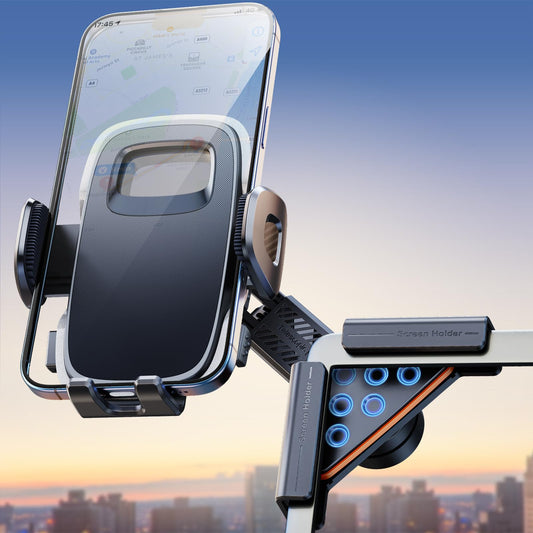 DICMKY Tesla Phone Mount for Tesla Model Y/3 2026 2025 2024 2023 2022 2021, 360°Swivel Car Accessories for Tesla Screen Clip Phone Holder Stand (for