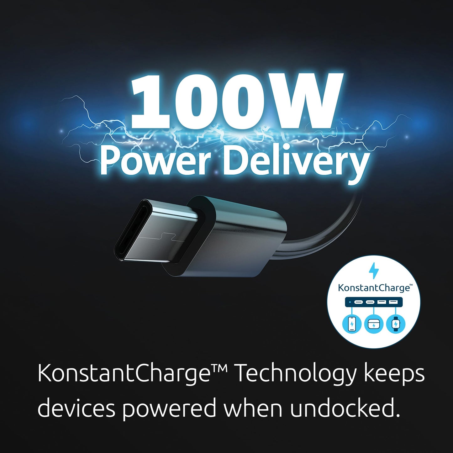 Kensington SD4760P 11-in-1 USB-C Docking Station Triple Monitor DisplayLink Docking Station, 3xHDMI, 100W Charging for Laptop, 6xUSB A, Ethernet