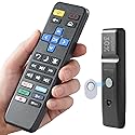Replacement for Roku TV Remote for Seniors & Visually Impaired, Large Button Remote with Flashlight, Wider IR Angle, Compatible