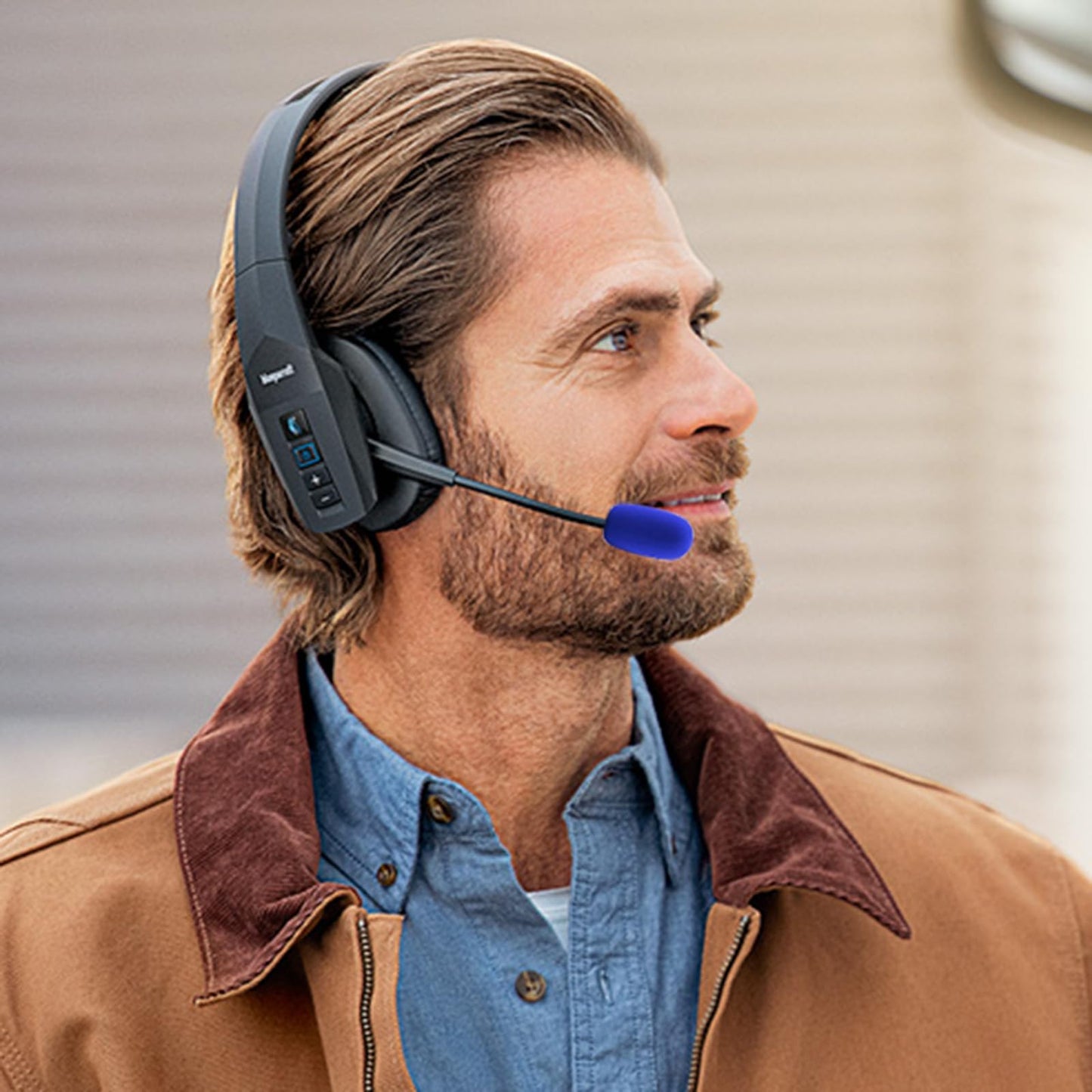 LEFXMOPHY Accessories for BlueParrott B250-XTS Foam Replacement for Blue Parrott B250 B350 B450 B550 C400 S450 Noise canceling Headset Microphone Pop