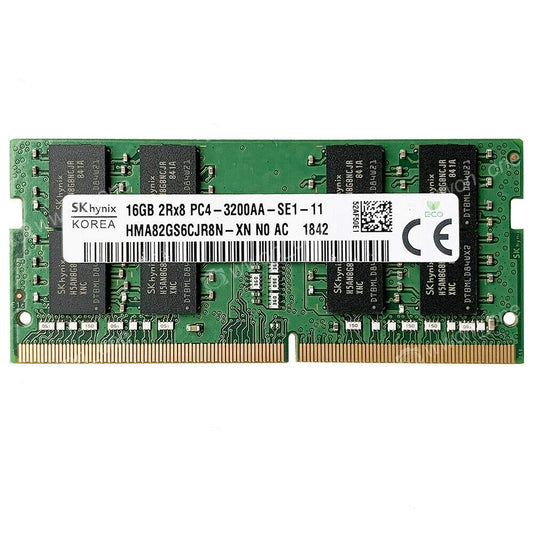 MCPNAND SK Hynix HMA82GS6CJR8N-XN 16GB DDR4 3200 16GB 2Rx8 PC4-3200AA-SE1-11 for Laptop