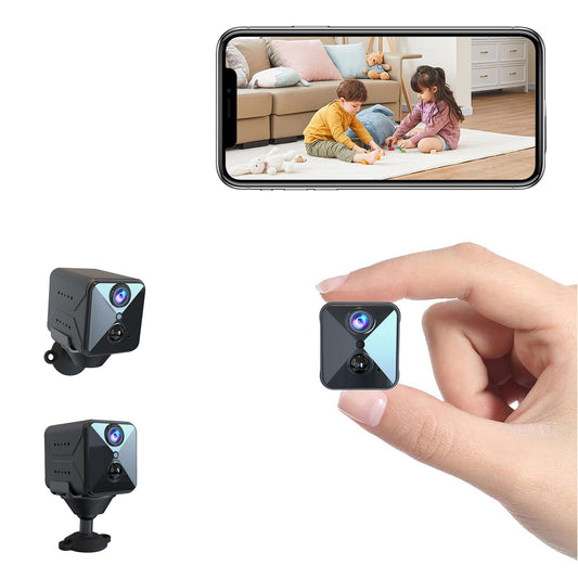 realhide 2026 Upgraded 4K WiFi Hidden Camera with Free Cloud Storage, 120° Mini Spy Cam, Smart Motion Detection, Night Vision, Wireless Indoor Nanny