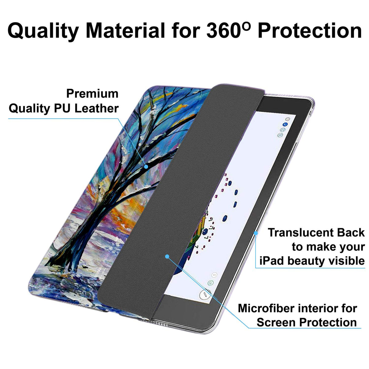 DuraSafe Cases for iPad Pro 9.7 inch PC Case A1673 MLMP2LL/A MM172LL/A MLMN2LL/A MLMQ2LL/A A1674 A1675