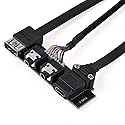 Silverstone SST-G11313530-RT Internal USB 20Pin (Key A) and 19Pin, Audio Upgrade for Chassis to Type-C and Type-A: USB 3.0/3.1 Gen 2 (10 GB/S)*