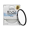 Hoya EVO Antistatic 49mm UV Filter - Camera Filters with 16-Layer SMC Coating, 3mm Thick, UV Optical Glass for Superior Resolution - Dust, Stain
