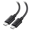 Cable Matters 20Gbps USB C to USB C Monitor Cable - 6ft / 1.8m, Supports Up to [8K@30Hz / 4K@120Hz Video, 240W Charging, 20Gbps Data Transfer], USBC
