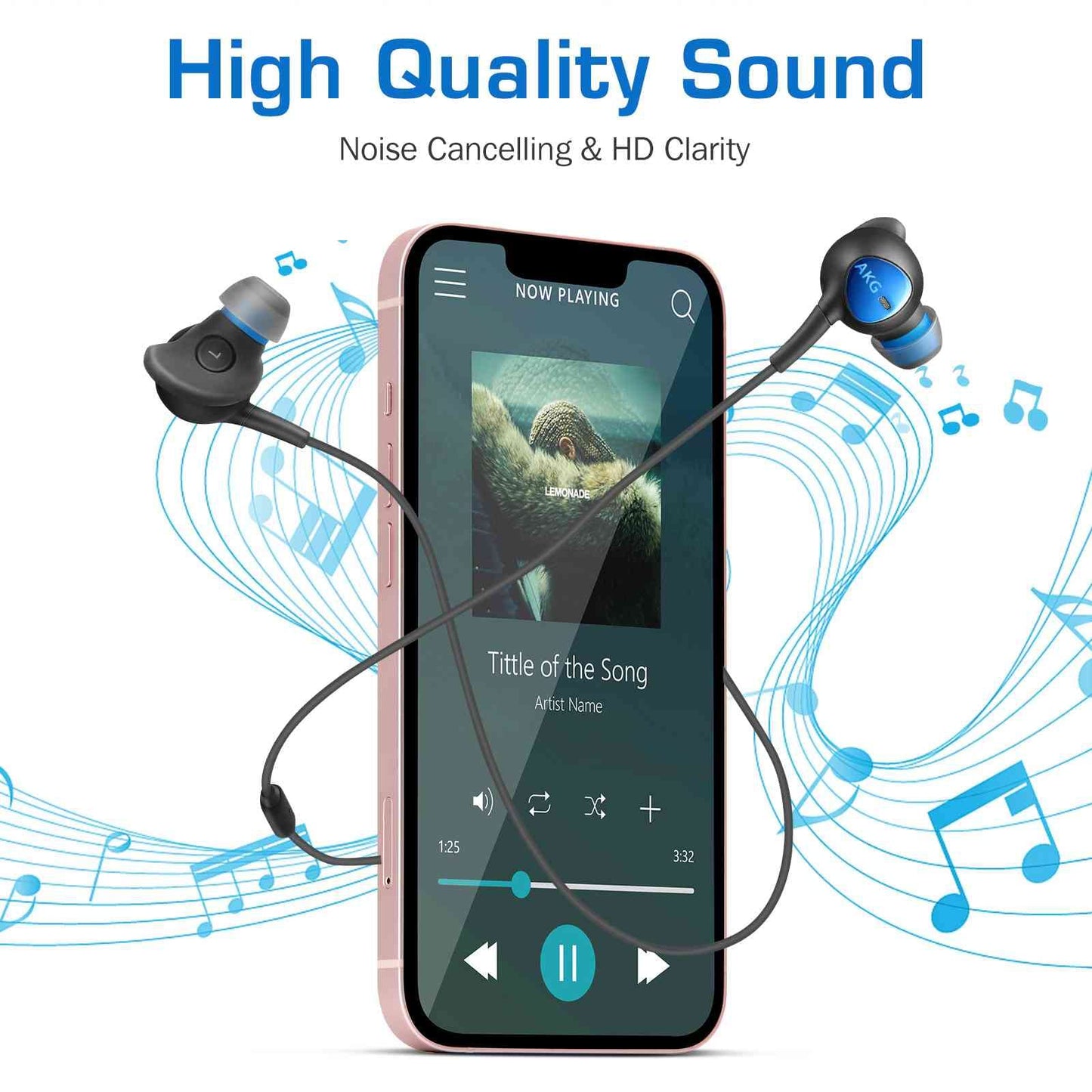 Wired 3.5MM Jack Durable Earphones Earbuds w Microphone and Volume Control, Deep Bass Clear Sound Noise Isolating in Ear Headphones, Compatible…