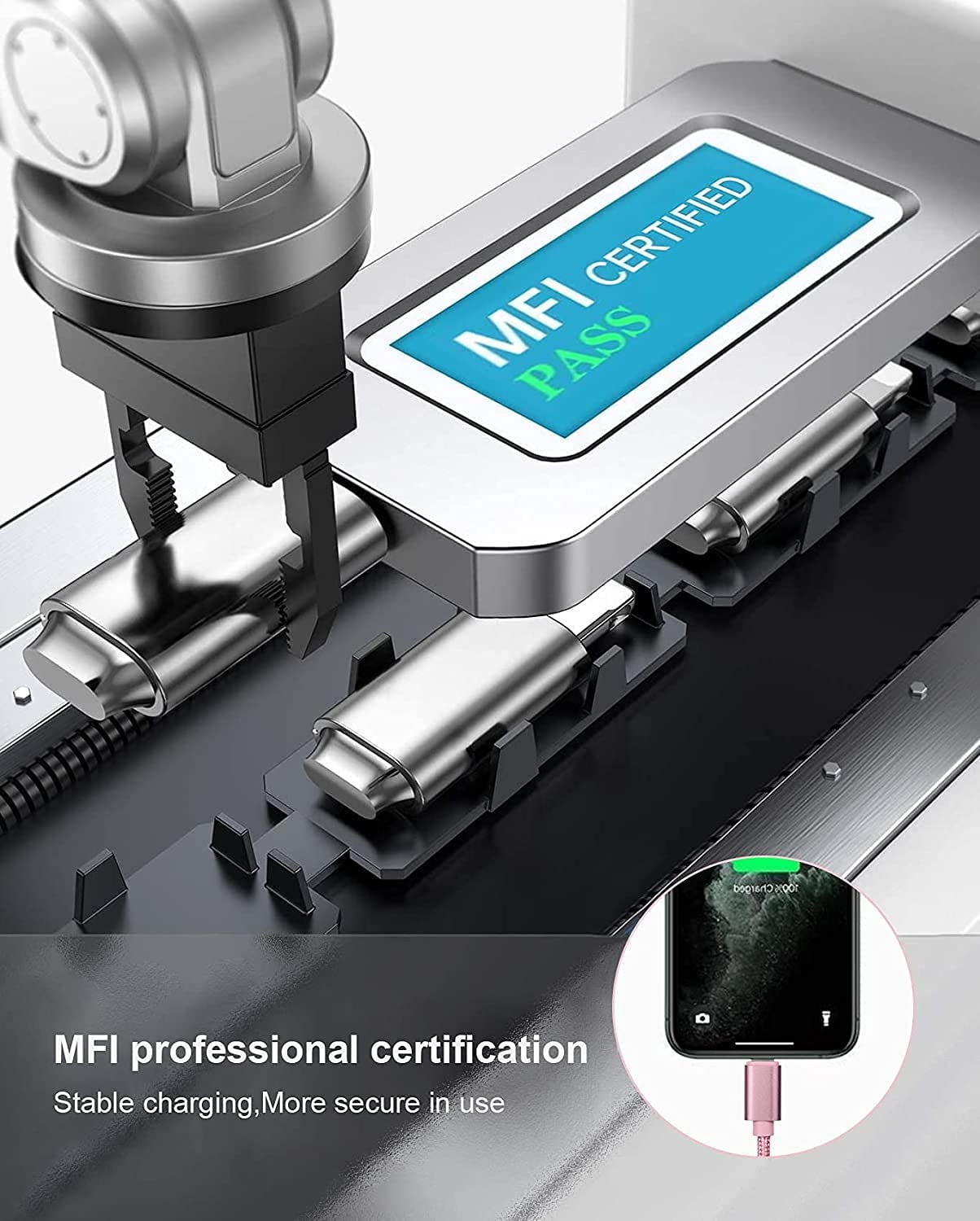 iPhone Charger,[Apple MFi Certified] 5 Pack iPhone Lightning Cables Phone Chargers iPhone Compatible with iPhone14 13 12 11 XS MAX XR 8 7 6s