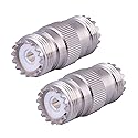 XRDS -RF UHF PL-259 to SO239 Female Adapter Connector Pack of 2 (NOT for TVs)