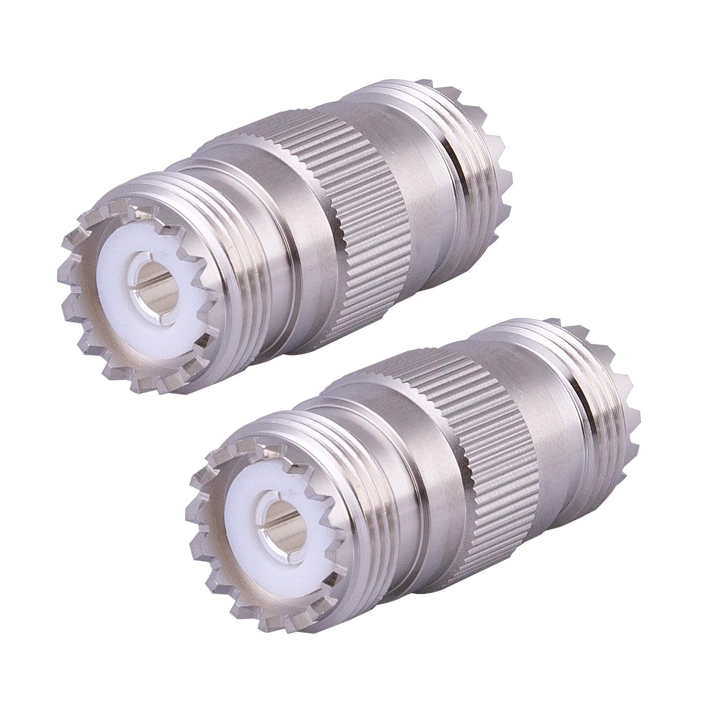 XRDS -RF UHF PL-259 to SO239 Female Adapter Connector Pack of 2 (NOT for TVs)