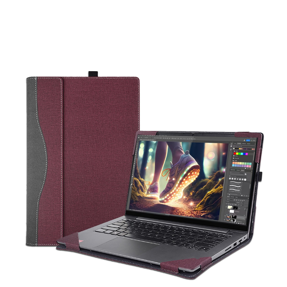Laptop Cover Case for 16 inch Lenovo Yoga 7 2-in-1 16AHP9 /16IML9 & Yoga 7 16'' Series & Yoga Slim 7 Pro 16ACH6 16ARH7 16IAH7,PU Leather Protective