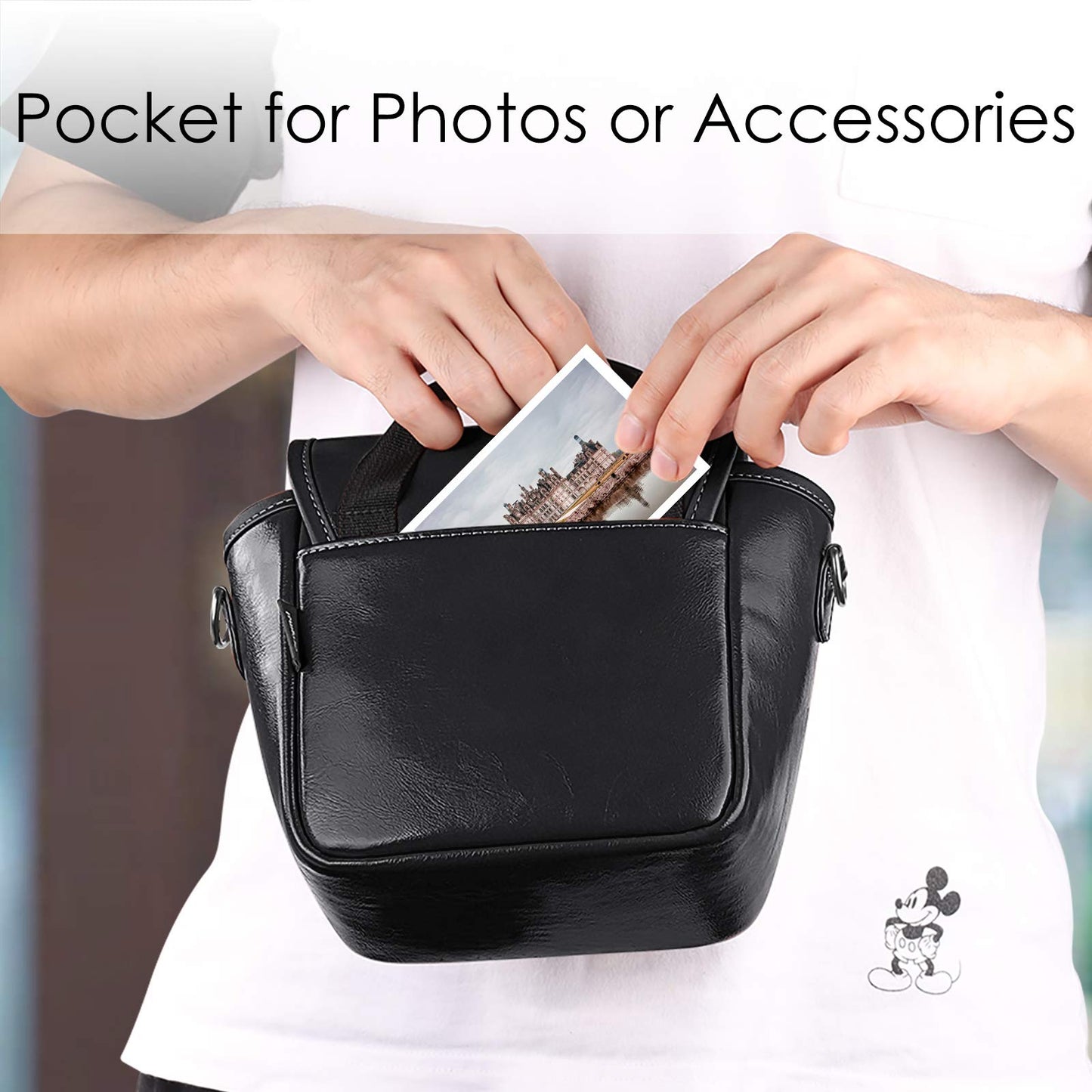 Fintie Camera Bag Compatible with Polaroid Now+ Generation 3/2/1 I-Type, Polaroid Now Gen 3rd/2nd/1st, OneStep 2 VF, I-2 Instant Film Camera Travel