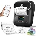 Phomemo Label Printer M110 Upgraded Label Maker Bluetooth No Ink Portable for Small Business, Address, Office, Home for Phone; for PC/Mac(USB),