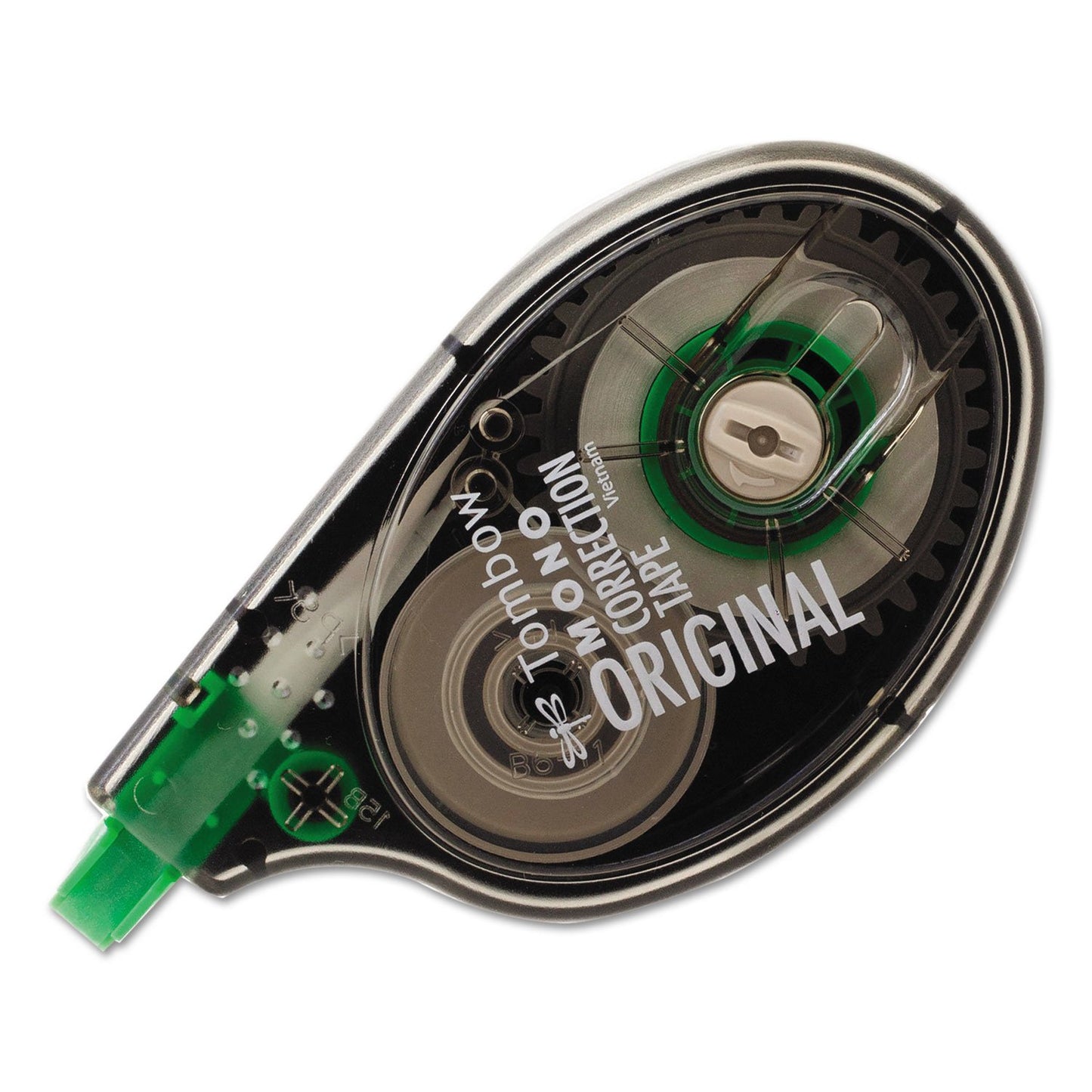 Tombow 68620 MONO Correction Tape, Non-Refillable, 1/6" x 394", White Tape