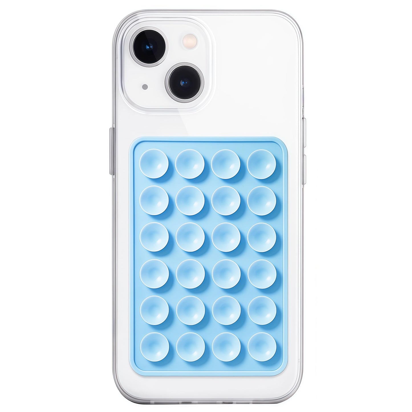 JingJinYY Silicone Suction Phone Case Mount, Non Slip Sticky Phone Grip for Cellphone, Silicon Adhesive Suction Cup Phone Mount, Strong Grip Holder