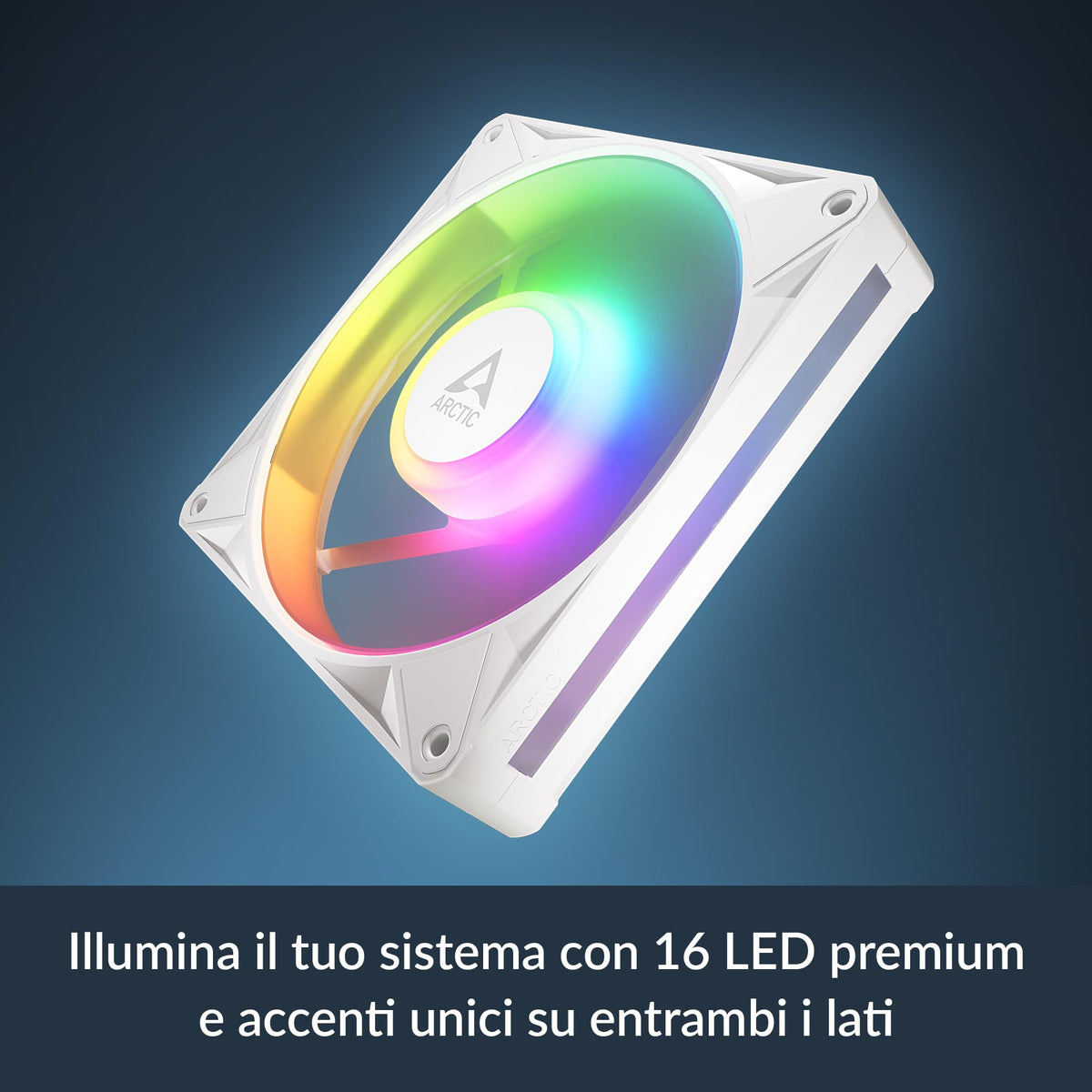 ARCTIC BioniX P14 A-RGB (White), 140 mm PWM Fan with Daisy Chain