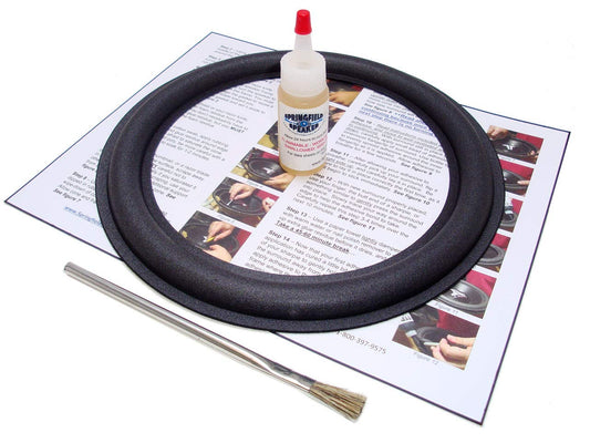 Springfield Speaker 10" Subwoofer Foam Surround Edge Repair Kit - 1 Speaker Kit - Compatible with JL Audio 10W0, 10W3, 10W3v2, 10W4, 10W6, 10W8, 1010