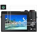 HUIPUXIANG G7 X Mark III Screen Protector for Canon PowerShot G7X Mark III mark3 Digital Camera (for accessories), [3 Pack] LCD Tempered Glass Film