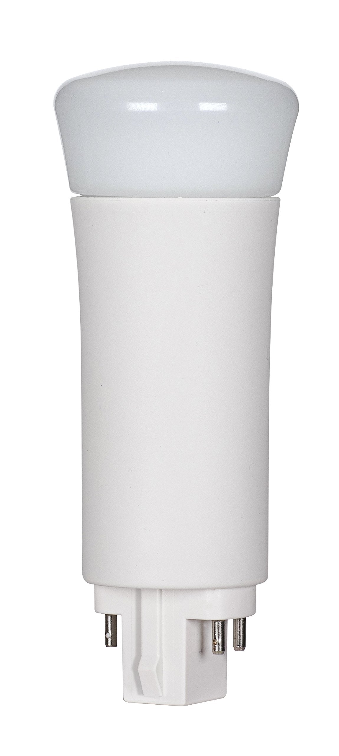 Satco S29859 9-Watt PL LED Light Bulb, G24q Base, 4-Pin Vertical, 3500K