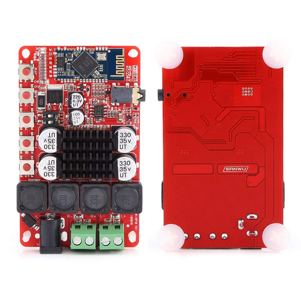 Bluetooth Amplifier Board 50W x 2 TDA7492 Chip CSR8635 Stereo Digital Audio Amp Module DC 8-25V for DIY Speakers Home Audio Bass Box
