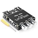 ZK-1002T 200W Bluetooth Amplifier Board, DC 9-24V, BT and AUX Inputs, 2.0 Channel Stereo AMP Board with Treble and Bass Control for DIY Wireless