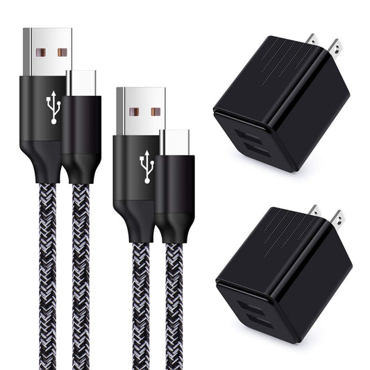 USB Type C Wall Charger Block Cube Fast Charging C Charger Cable Cord 6ft for Samsung Galaxy S26/S25/S22/S21/S21