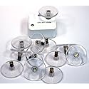 Creative Hobbies 1.5 Inch Round Clear Plastic Turntable for Wind Up Music Boxes, Pack of 12