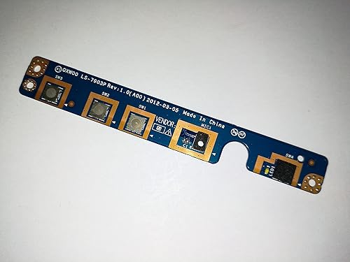 SOUTHERNINTL New Replacement for DELL Latitude E5430 Switch Board Power Switch & Volume Control Board LS-7903P QXW00