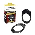 Scosche SA69 6X9" to 5.25”-6.5” Speaker Adapters Compatible with Select Import and Domestic Vehicles - 5 1/4" to 6 1/2" Adapter for Car Door Speakers