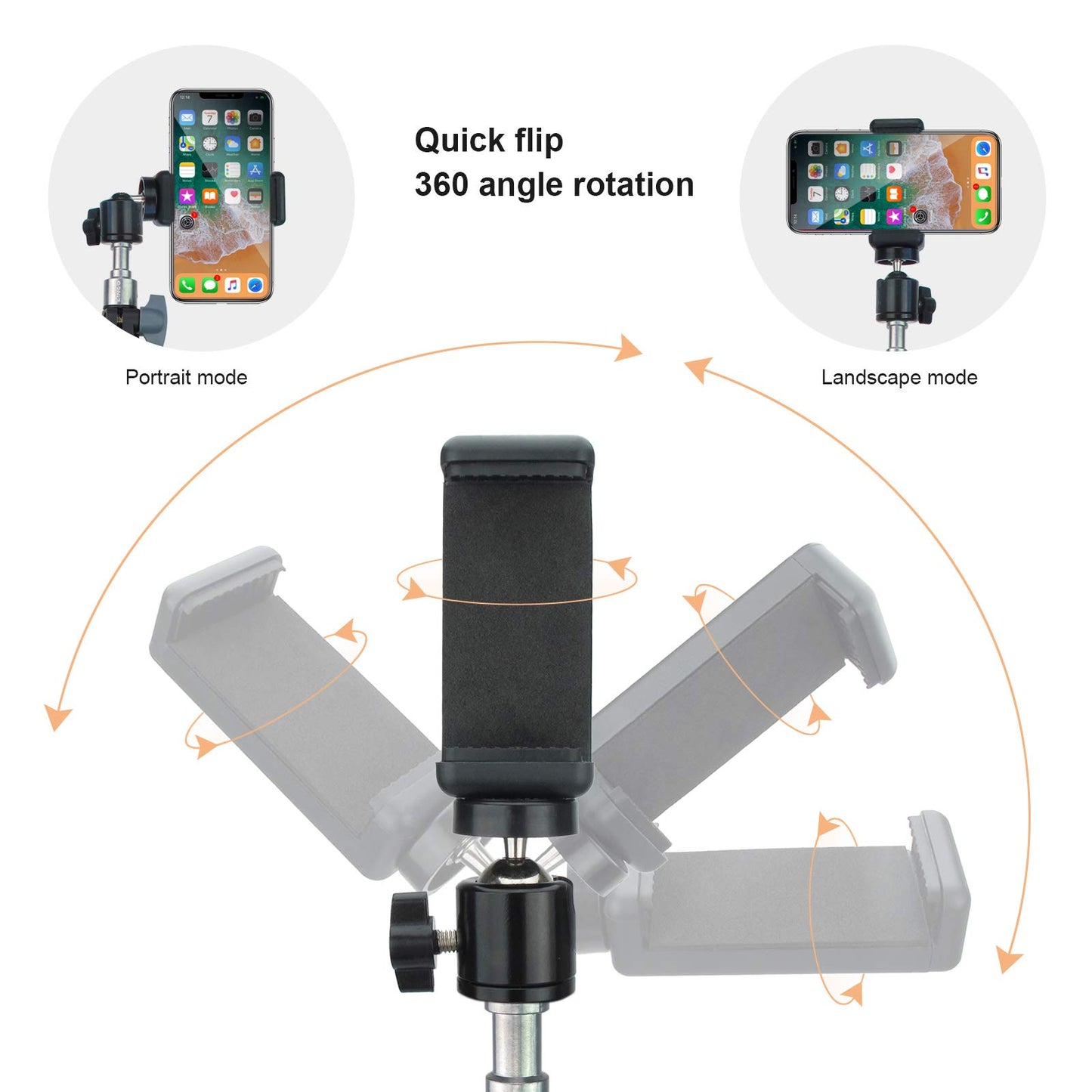 Selfie Stick & Tripod LINCO Lincostore Lightweight Portable All-In-One Phone Tripod Professional Heavy Duty for Apple & Android Smart Phone, Skidproof