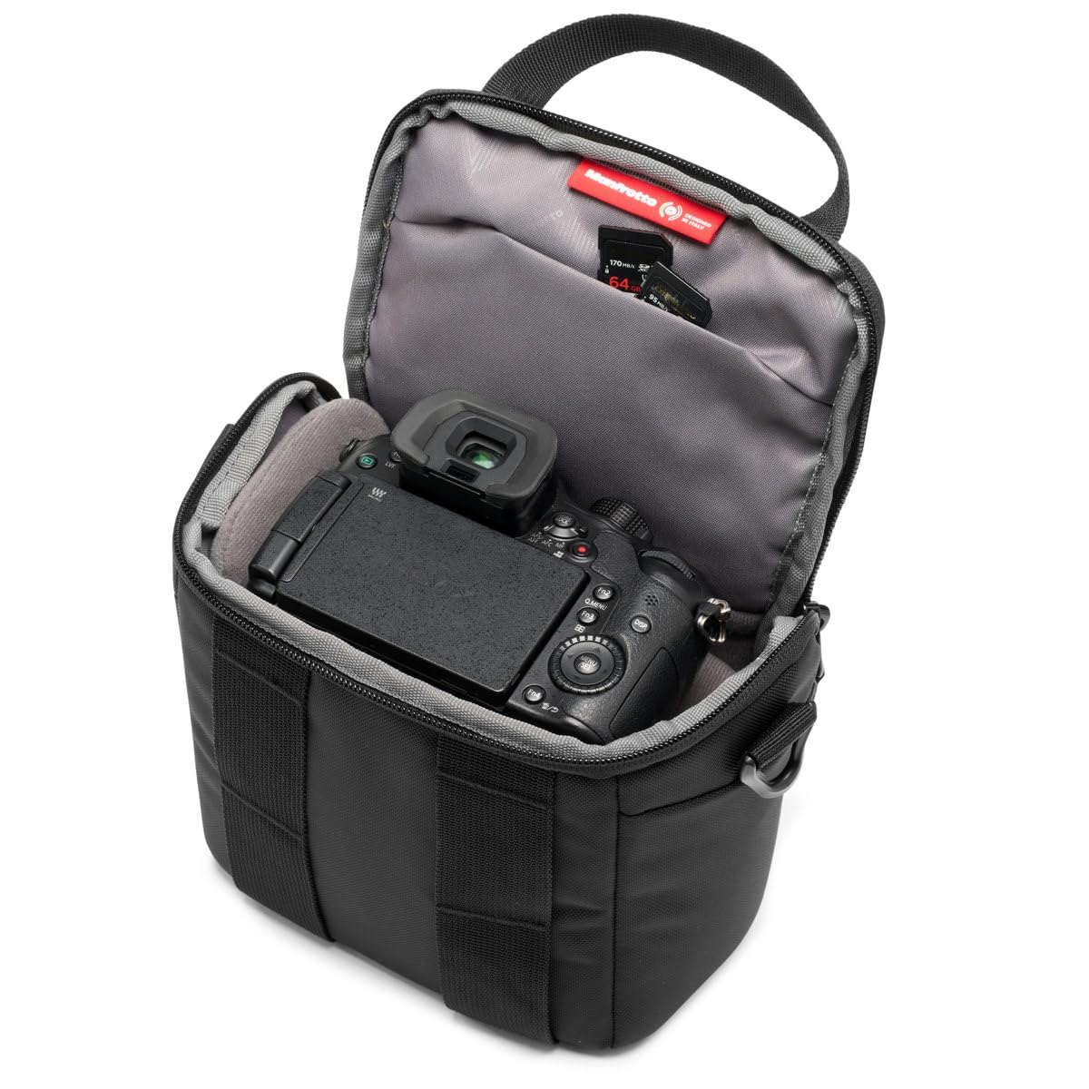 Manfrotto Advanced Shoulder Bag S III, Camera Bag for Mirrorless with Lens, Camera Case with Tripod Mount and Rain Cover, Photography Accessories