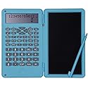 Scientific Calculator with Erasable LCD Writing Tablet, 2-Line Digits Display Handheld Pocket Size Portable Calculadoras for School Office Home Work