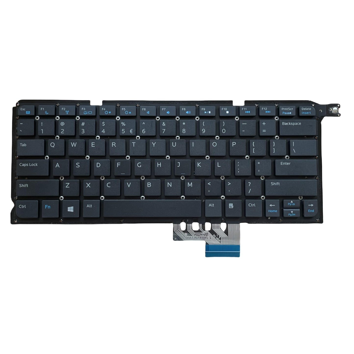 YIJIATech Replacement Keyboard with Screwdriver US Layout for Dell Vostro 5460 Series V5460 5470 5480 V5480 V5470 P41G 14-5439 5480R Black Frameless