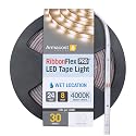 Armacost Lighting RibbonFlex Pro Bright White (4000K), 30LEDs/M, 2.5M, 24V Outdoor Tape Light, 8.2 ft (154410)