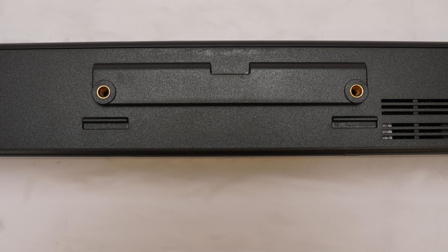 Bose Solo Series II 3-Inch Soundbar with Two Angled Full-Range Drivers, Built-In Dolby, and Front LED Lights (Black) (Renewed)