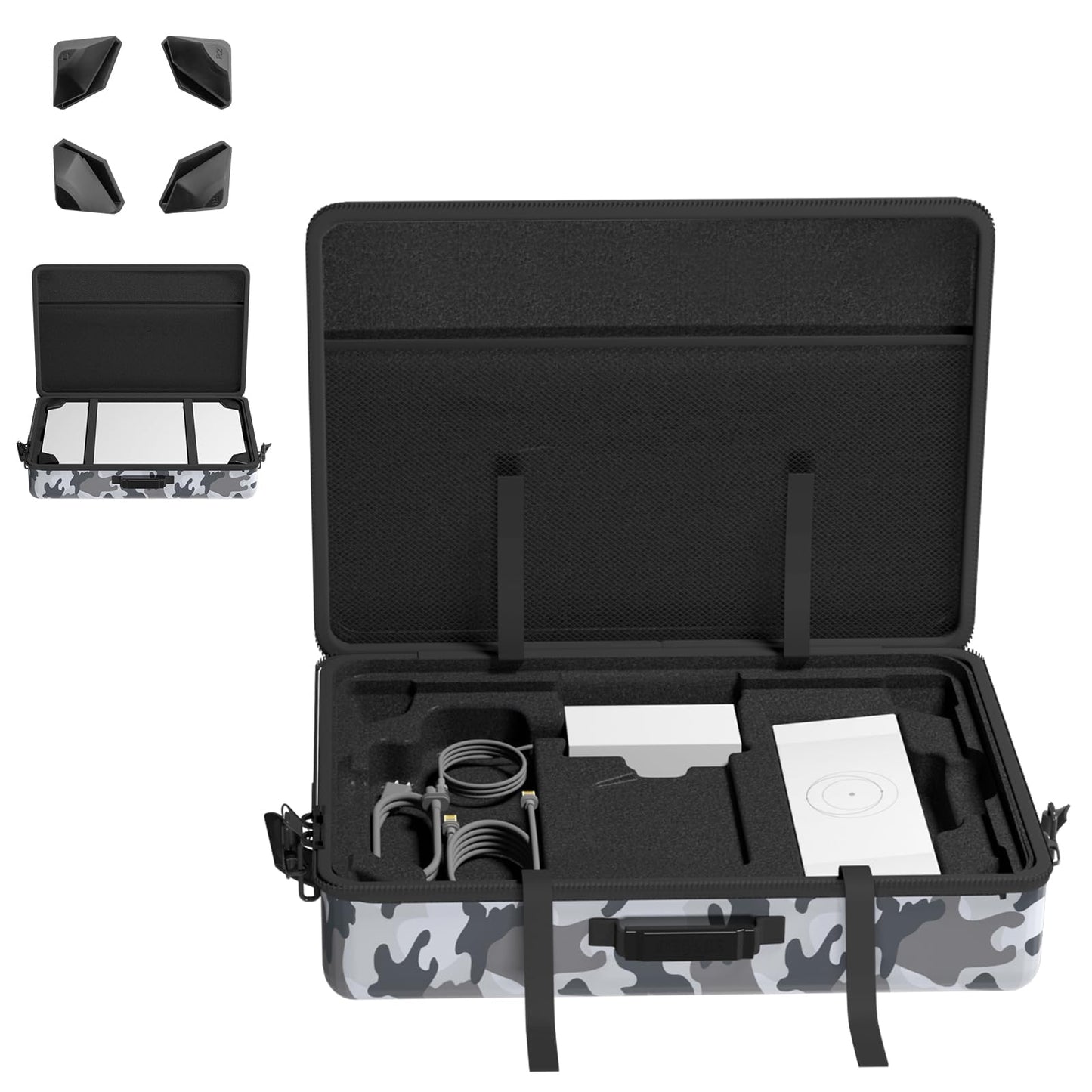 BarBaren for Starlink Standard Case Gen 3, for Starlink Gen 3 Case Hard Travel Carrying Storage Organizer Bag with Dish Protective Conner,for Starlink