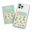 Studio Oh! Stick-On Cell Phone Wallet, Slim Adhesive Card Holder & ID Card Holder for Phone Case, 2-Pocket with Strong 3M Adhesive, Holds Credit