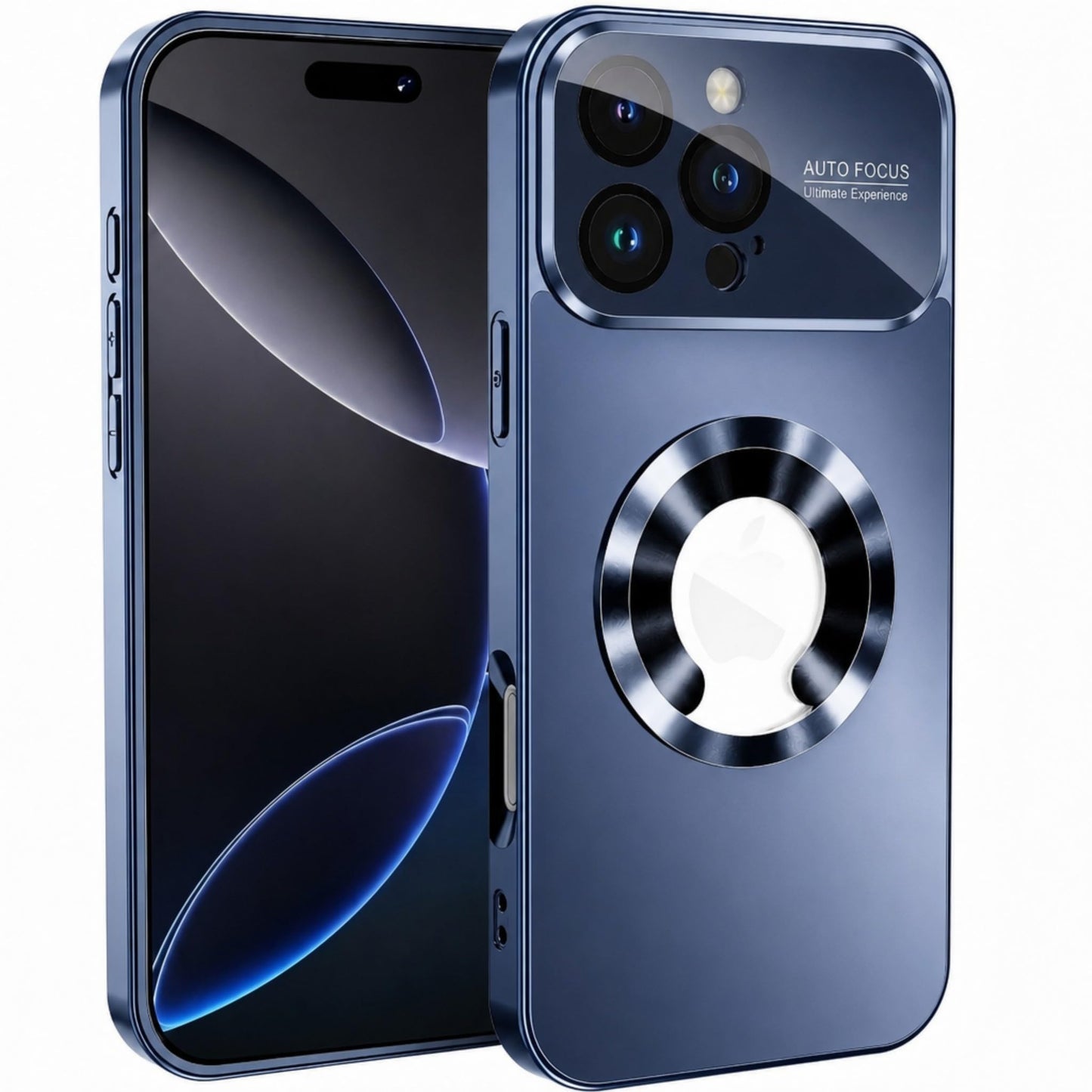 Doulings Magnetic Design for iPhone 12 Case,Compatible with MagSafe[Military Grade Drop Protection] Camera Lens Protector Cover Logo View Dust-Proof