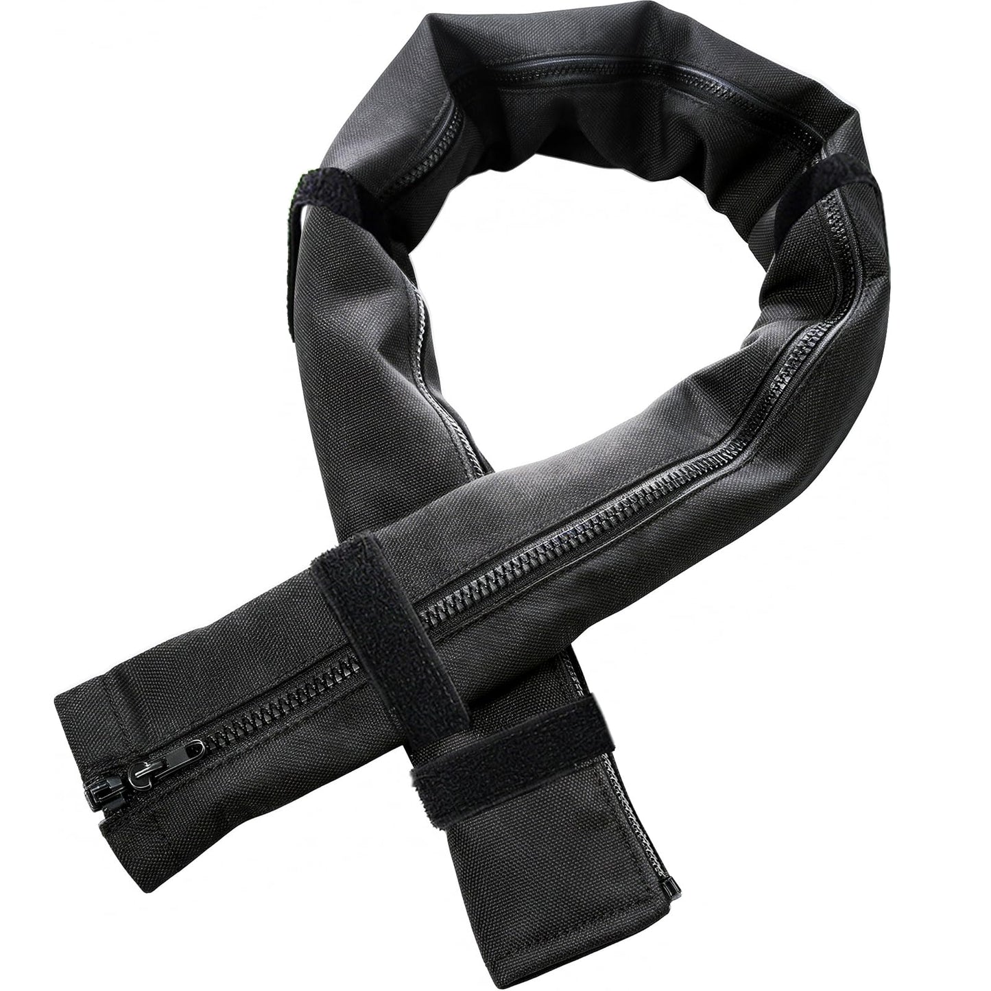 48-Inch Zippered Trolling Motor Cable Sleeve, Heavy-Duty Trolling Motor Sleeve & Outboard Motor Sleeve with 4 Pcs Touch Fastener, Organized Cable