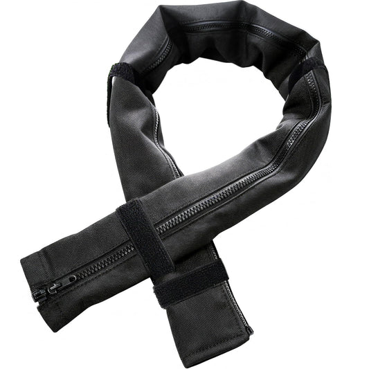 48-Inch Zippered Trolling Motor Cable Sleeve, Heavy-Duty Trolling Motor Sleeve & Outboard Motor Sleeve with 4 Pcs Touch Fastener, Organized Cable