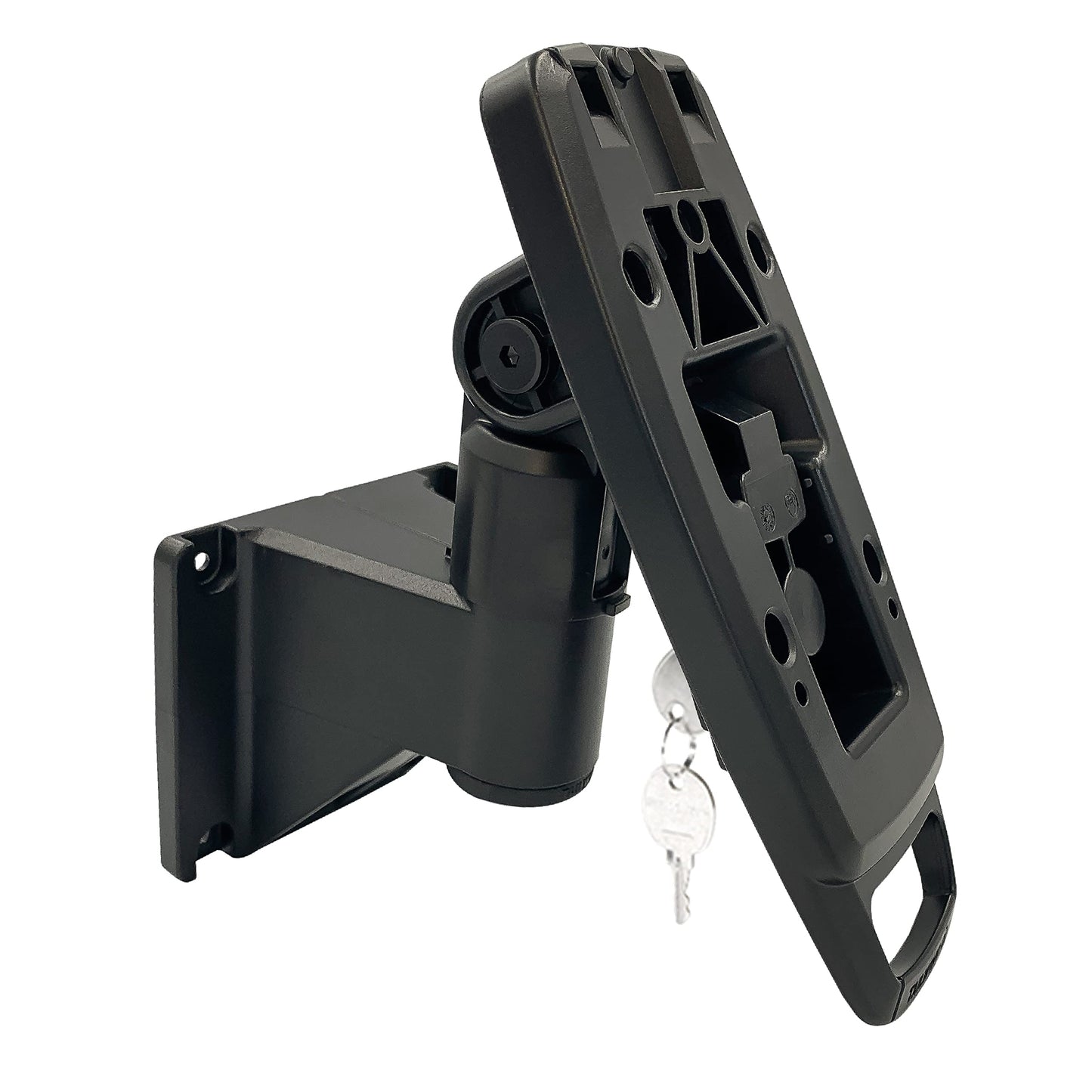 ENS Tailwind Verifone Mx915/Mx925 7" Latch and Key Lock Wall Mount Terminal Stand, Black