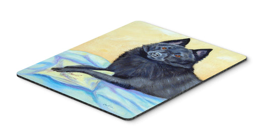 Caroline's Treasures 7152MP Schipperke Sweet Dreams Mouse Pad, Hot Pad or Trivet for Home Office Gaming Working Computers Laptop Mouse Mat,Washable