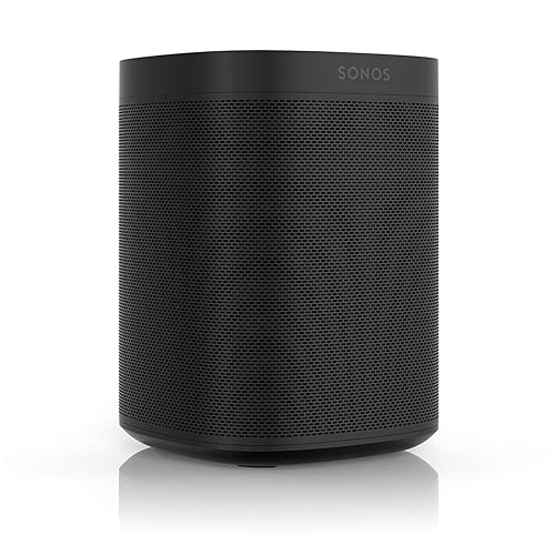 Sonos One (Gen 2) Smart Speaker with Alexa - Black (Renewed)