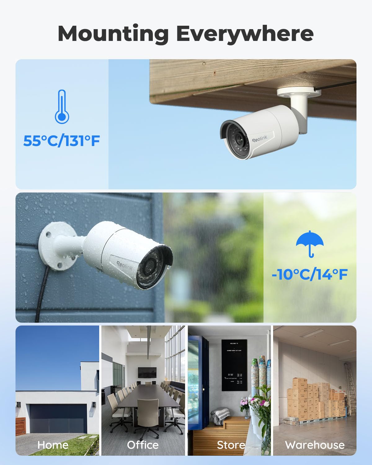 REOLINK 16CH 5MP Home Security Camera System, 8pcs Wired Outdoor PoE IP Cameras with Person/Vehicle/Pet Detection, 8MP 16CH NVR with 4TB HDD for 24-7